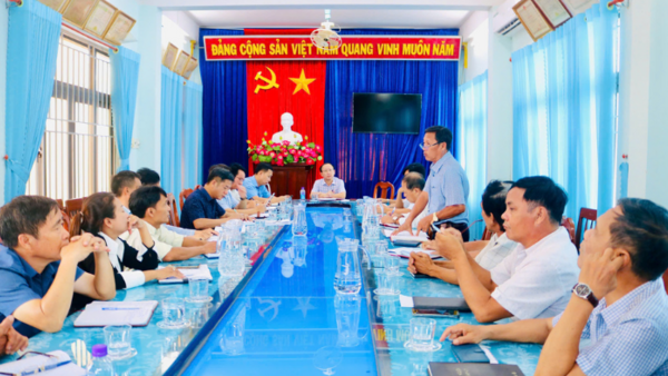 UBND phường Sa Huỳnh tổ chức cuộc họp với các Tổ dân phố trên địa bàn