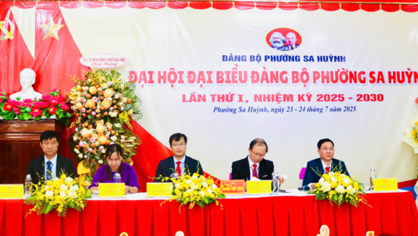 Đảng bộ phường Sa Huỳnh tổ chức thành công Đại hội Đại biểu Lần thứ I, Nhiệm kỳ 2025 - 2030