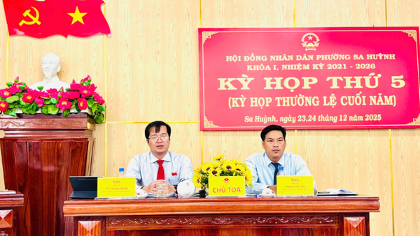 Hội đồng nhân dân phường tổ chức thành công kỳ họp thường lệ cuối năm 2025